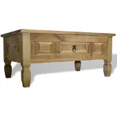 vidaXL Table basse de style mexicain en pin 100x55x44 cm