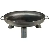 Huismerk Bol à feu portable Rondo 55x25 cm gris