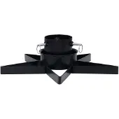 vidaXL Support de sapin de Noël Noir 47x47x13,5 cm