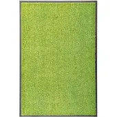 vidaXL Paillasson lavable Vert 60x90 cm