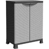 vidaXL Armoire en plastique 68x39x92 cm Design de rotin