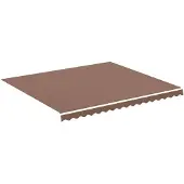 vidaXL Ersatztuch für awning 4x3,5 m braun