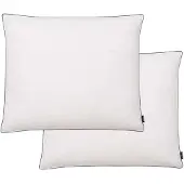 vidaXL Oreiller lot de 2 Remplissage de duvet 70 x 60 cm Blanc