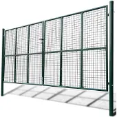 vidaXL Portail de jardin en maille 415 x 200 cm