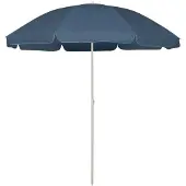 vidaXL Parasol de plage bleu 240 cm