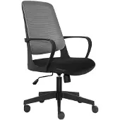 Ivol - Chaise De Bureau Faro - Noir / Gris