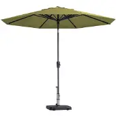 Madison Parasol Paros II Luxe 300 cm Vert sauge