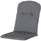 Madison Coussin Extérieur Madison Rib Grey (Dossier Haut)