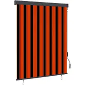 vidaXL Store extérieur 140x250 cm Orange et brun