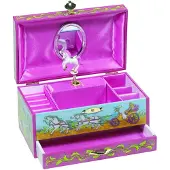 Goki 60064 Musikspieldose Pferd mit Schublade, mehrfarbig (1 Stück)