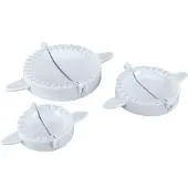 Metaltex 252340084 Moule à raviolis et à maultaschen, lot de 3, blanc