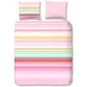 Descanso Housse de Couette Descanso Camila Multi Satin-200 x 200 / 220 cm | 2-personnes
