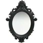 vidaXL Miroir mural style château 56x76 cm Noir