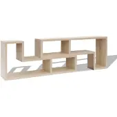 vidaXL Armoire TV double en L chêne