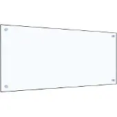 vidaXL Dosseret de cuisine Transparent 90 x 40 cm Verre trempé