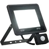 vidaXL Projecteur LED avec capteur 50 W blanc froid