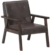 vidaXL Fauteuil gris cuir véritable