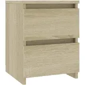 vidaXL Table de chevet Chêne sonoma 30x30x40 cm Bois d'ingénierie