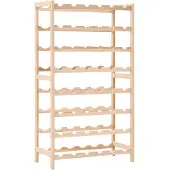 vidaXL Casier à bouteilles Bois de cèdre 57,5 x 28 x 102 cm