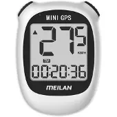 Meilan Compteur de vélo GPS M3 Mini, écran monochrome de 1,6 pouces, rechargeable via USB