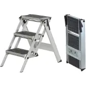 Little Jumbo 1313650300 - Escabeau En Aluminium - 3 Marches - 69 X 78cm