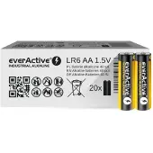 EverActive Piles alcalines LR6 AA Industrial Alkaline - Boîte 40 pcs.