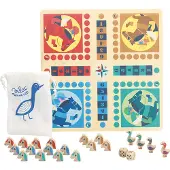 Vilac Jeu de société en bois 2en1