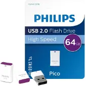 Philips USB 2.0 64GB Pico Edition Magic pourpre