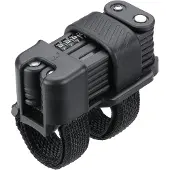 Bbb Cycling Schloss CodeFold 5 mm x 975 mm, noir - Câble de sécurité pliable, compact et sûr.