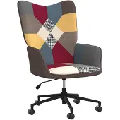 vidaXL Chaise de relaxation Patchwork Tissu