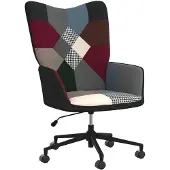 vidaXL Chaise de relaxation Patchwork Tissu