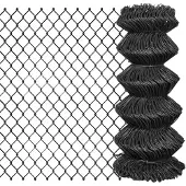 vidaXL Clôture grillagée 15 x 0,8 m Acier gris