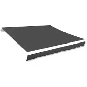vidaXL Toile de store Anthracite 400x300 cm