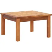 vidaXL Table basse de jardin 60 x 60 x 36 cm en bois massif d'acacia