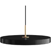 UMAGE Suspension , Asteria medium, dimmable, Noir, Salon / séjour, Métal, Design