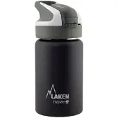 Laken Stainless Steel Summit Cap 350ml Thermal Bottle Noir