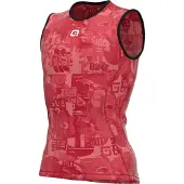 ALÉ Break Sleeveless Base Layer Rouge XS-S Homme