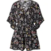 Superdry Vintage Beach Short Sleeve Romper Noir S Femme