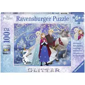 Ravensburger 100 pièces Kinder Puzzle XXL paillettes Disney Frozen neige 13610