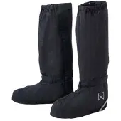 Willex Couvre-chaussure de vélo Long 44-48 Noir 29428