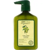 CHI Organics Olive après-shampoing hydratant pour cheveux et corps 340 ml
