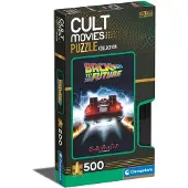 Clementoni 35110 Films cultes Retour vers le futur 500 pi?ces, fabriqu? en Italie, puzzle pour adultes, multicolore, taille moyenne