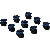 Geberit Set pieds pour receveurs de douche en résine de pierre, jusqu'à 140 cm, pieds réglables en hauteur 6-12 cm, 554.952.00.1