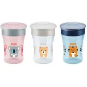 Nuk Magic Cup tasse avec couvercle 8m+ Green 1 pcs