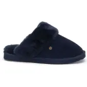 Warmbat Pantoufles Kids Flurry Suede DK Navy-Taille 32