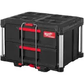 Milwaukee 4932472129 Packout - Boîte À Outils - Avec 2 Tiroirs