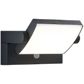 LINDBY Luminaires d'extérieur , Sherin, Noir, Balcon, Aluminium, Moderne