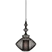 Forestier Suspension , Opium, dimmable, Noir, Salon / séjour, Métal, Design