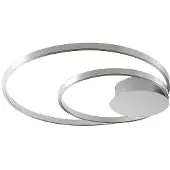 LINDBY Plafonnier , Nerwin, dimmable, Métallique, Salon / séjour, Métal, Moderne