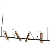 LIGHT-POINT Suspension , Or / laiton, Salon / séjour, Aluminium